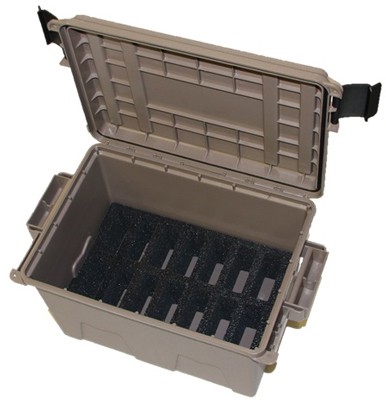 MTM TACTICAL MAGAZINE CAN DARK – EARTH HOLDS 14 .308 MAGS