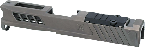 TRUE PRECISION SLIDE W/RMS CUT – & PLATE STEALTH GREY FOR G43