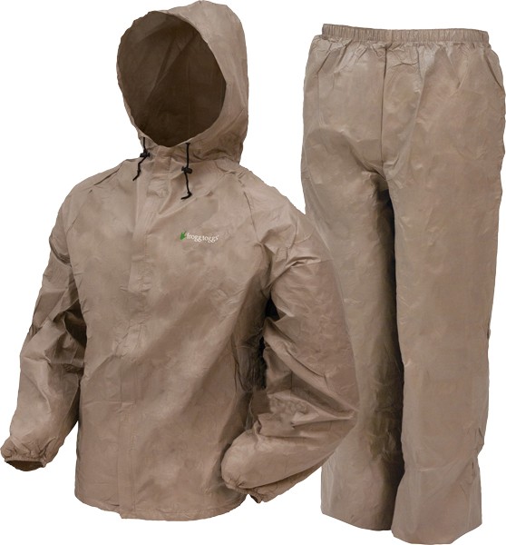 FROGG TOGGS RAIN SUIT MENS – ULTRA LITE 2 MEDIUM KHAKI