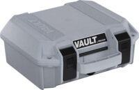 PELICAN VAULT SMALL PISTOL – CASE W/ FOAM GHOST GRAY