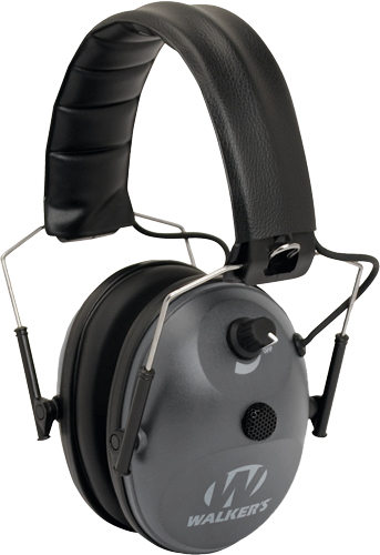 WALKERS MUFF ELECTRONIC 1-MIC – 4X ENHANCEMENT 22dB GREY