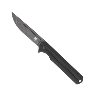 COBRATEC STREAMLINE BLACK G10 FOLDER 3.5″ BLD