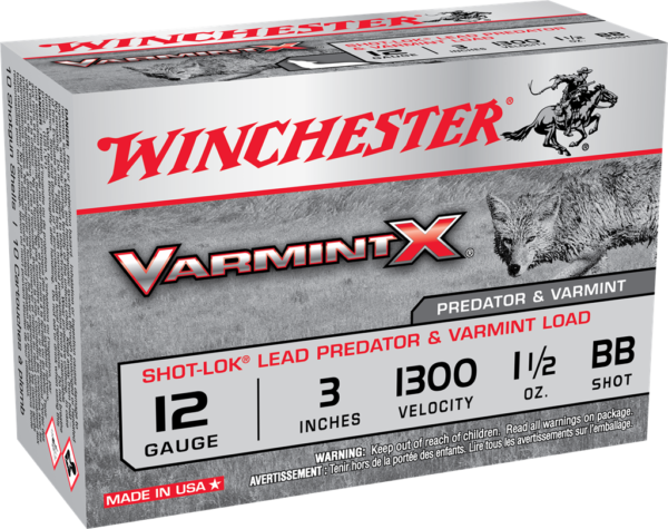 VARMINT X SHOT LOK 12GA 3″ BB 1-1/2OZ
