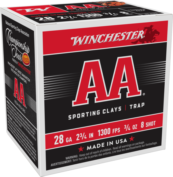 WINCHESTER AA SPR SPORT 28G 2-3/4″ #8 3/4OZ 25RD
