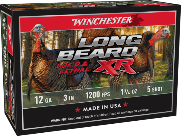 WINCHESTER LONG BEARD XR 12G 3″ 1-3/4OZ 5SHT 10RD BX 100RD CASE