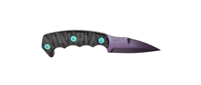HALF FACE BLADES HUMINT COSMIC 3″ BLADE, 8″OA, CPM S45VN STEEL, MICARTA GRIP