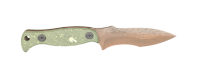 HALF FACE BLADES EXTREMIS DOOMSDAY 3.5″ BLADE, 7.5″OA, S45VN STEEL, MICARTA GRIP