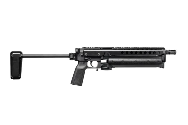 KELTEC KP50 PISTOL 5.7X28 BLACK W/ BRACE JUNGLE CLIP 2-50RD MAGAZINE