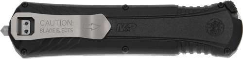 S&W KNIFE M&P OTF 3.5″ AUS-8 – SPEAR BLADE TIP DOWN W/SAFETY