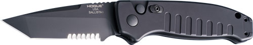 HOGUE BALLISTA-I BUTTON AUTO – TANTO PRT. SERRATED MATTE BLK