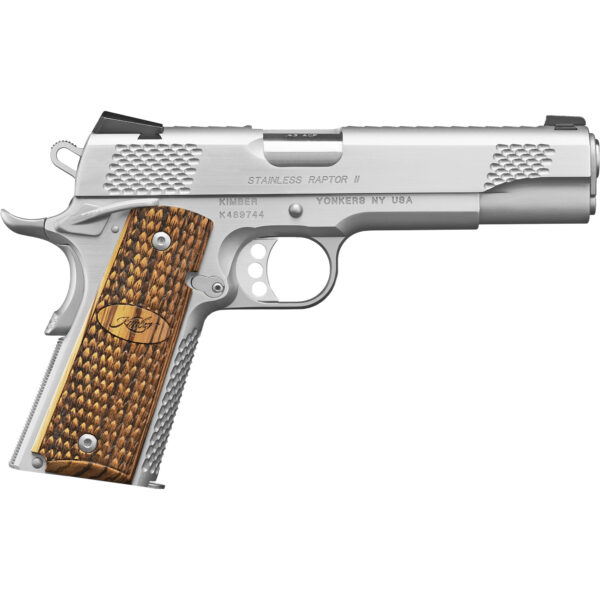 KIMBER STAINLESS RAPTOR II 45ACP 5″
