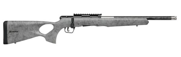 SAVAGE ARMS B22 22LR BL/GRY 18″ CARBON TB