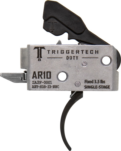 TRIGGERTECH AR10 SINGLE STAGE – BLACK DUTY CURVED 3.5LB