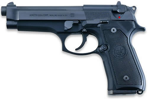 BERETTA 92 M-9 9MM BL/SY 4.9″ 15+1 FS
