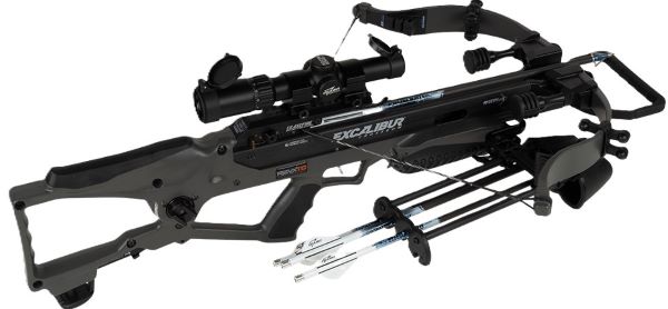 EXCALIBUR CROSSBOW REV X TD – 400FPS COCK/DECOCK STEALTH GRY