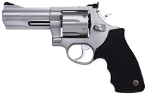 TAURUS 44 44MAG 4″ AS 6-SHOT – PORTED STAINLESS RUBBER