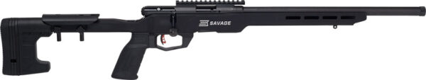 SAVAGE B22 PRECISION 22LR 18″ – HB MDT CHASSIS W/RAIL BLACK