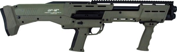 DP-12 12 GA DOUBLE BARREL PUMP – SHOTGUN 16 RDS OLIVE DRAB