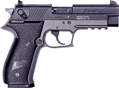 GERMAN SPORT FIREFLY 22LR – 4″ FS 10RD NON-THREADED GREY