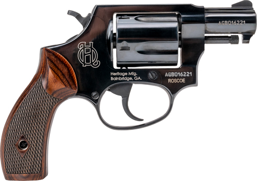 HERITAGE ROSCOE 38SPL 2″ – FIXED BLACK WOOD