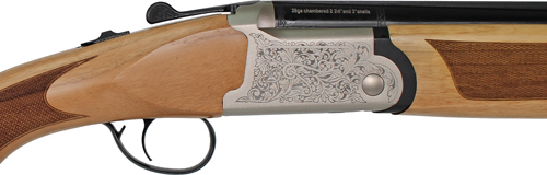 IVER JOHNSON 600 O/U 28GA – 28″VR MATTE BLONDE WOOD