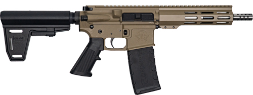 GLFA AR15 PISTOL W/BRACE 223 – WYLDE 7.5″ SS FLAT DARK EARTH
