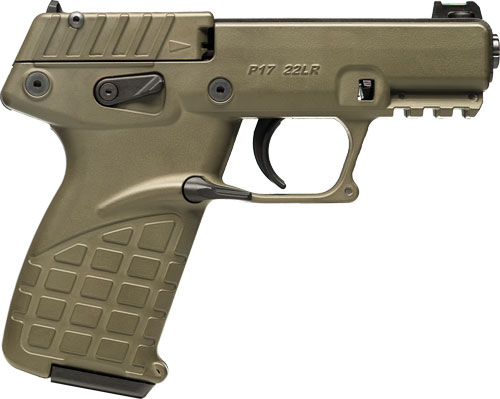 KEL-TEC P17 22LR GREEN – 17-SHOT W/3 MAGAZINES