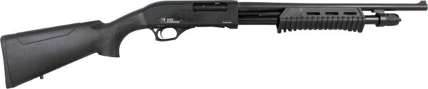 IVER JOHNSON PUMP 20GA 3″ 18″ – CYLINDER BLUED SYNTHETIC