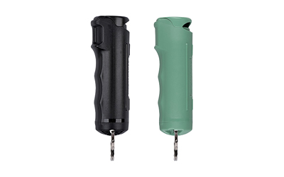 SABRE 2PK PEPPER GEL W/CLP BLK/GRN
