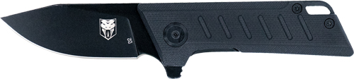 COBRATEC SMALL RIPTIDE FOLDER – 2″ BLACK/BLACK D2 BLADE