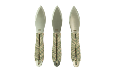 SOG FLING THRWNG KNVS 2.8″ 3PK W/STH