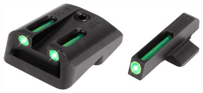 TRUGLO SIGHT SET 1911 5″ – TRITIUM/FIBER OPTIC GREEN