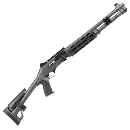 PANZER ARMS M4 SPEED PRO 12G 18.5″ PORTED BBL, GREY, MLOK HG, 5RD