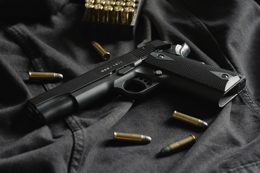 Ammunition on shooting range