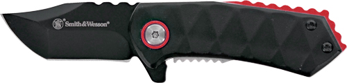 S&W KNIFE 24/7 SPRING ASSIST – 1.9″ BLACK/BLACK LINER LOCK