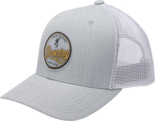 BROWNING CAP OBJECTIVE MESH – SNAPBACK HEATHER GRAY OSFM