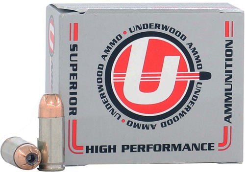 UNDERWOOD 9MM LUGER +P+ 124GR – JHP 20RD 10BX/CS