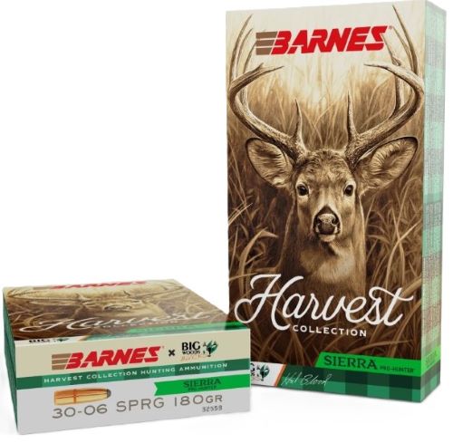 BARNES HARVEST 30-06 SPRG – 180GR RN 20RD 10BX/CS