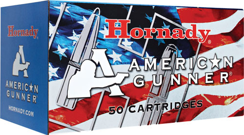 HORNADY AMMO AMERICAN GUNNER – 223 REM 55GR JHP 50RD 10BX/CS