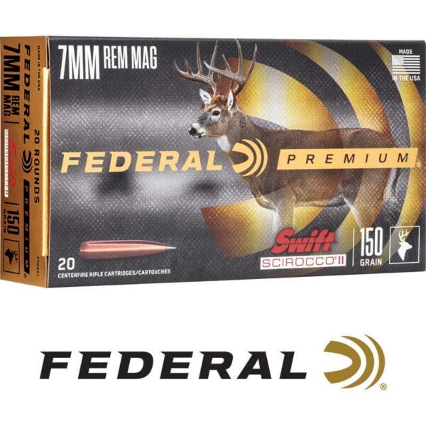 Swift Scirocco II 7MM Remington Magnum 150 Grain Polymer Tip Box of 20