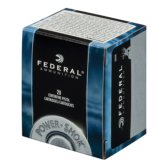 Federal Power-Shok Handgun, 41 Rem Magnum, 210 Grain, Jacketed Hollow Point, 1230 fps