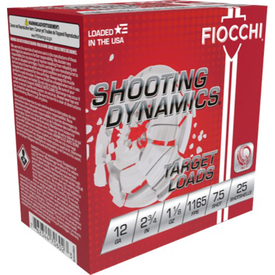 FIO SHOOTING TARGET 12GA 2.75 #7.5 25/10