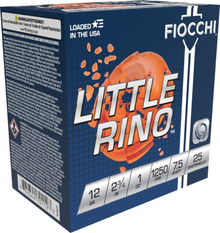 FIO LITTLE RINO 12GA 2.75 1OZ #7.5  25/10