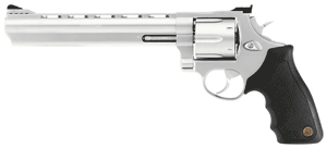 TAURUS 44 44MAG 8.38″VR 6-SH – AS PORTED STAINLESS RUBBER