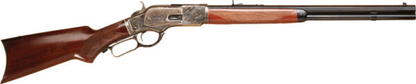 CIMARRON 1873 DELUXE 45LC – 20″ OCT. CC/BLUED PISTOL GRIP