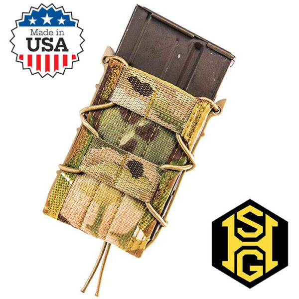 Single Taco Rfile Magazine Pouch with Molle Multicam