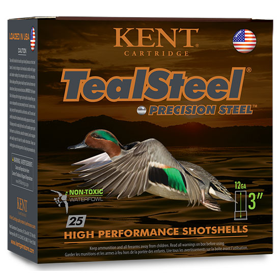 KENT TEALSTEEL 12GA 3 1 1/4OZ 6 25/10