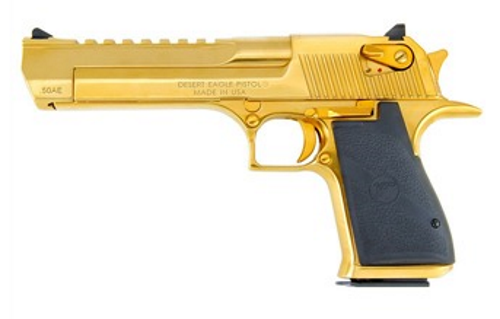 MAGNUM RESEARCH DESERT EAGLE 357M TTNM GOLD 6″
