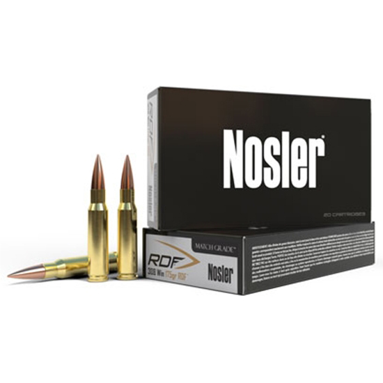 Nosler 6mm Creedmoor 105gr RDF Match Grade Ammunition
