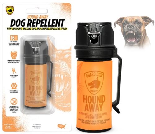 HOUND AWAY DOG SPRAY NON-TOXIC – CITRONEELA BASED 2 OUNCE